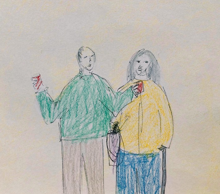 Seniors at Party